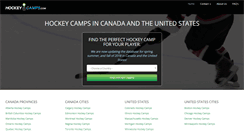 Desktop Screenshot of hockeycamps.com