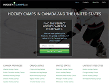 Tablet Screenshot of hockeycamps.com